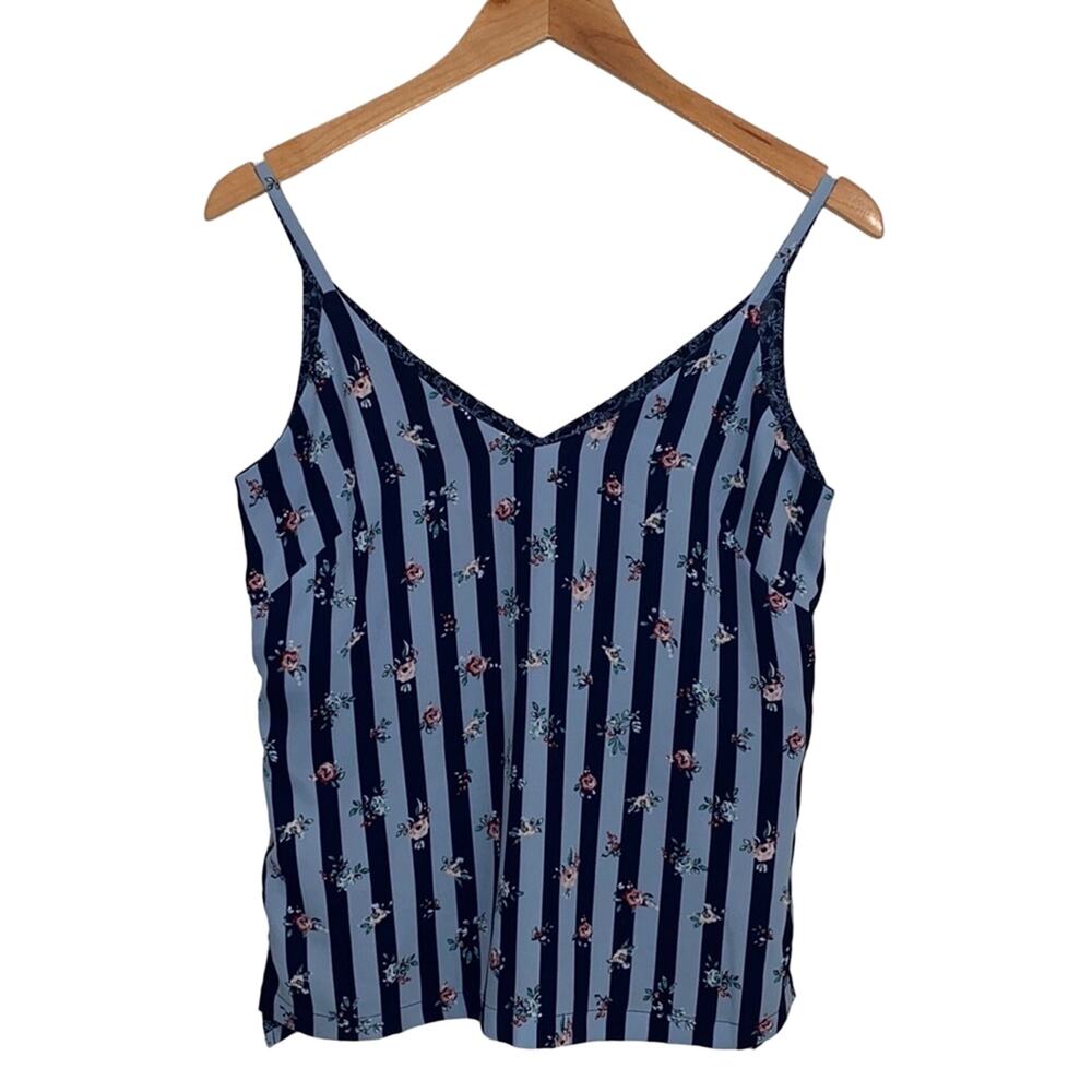 White House Black Market Reversible Crepe Tank Top XS